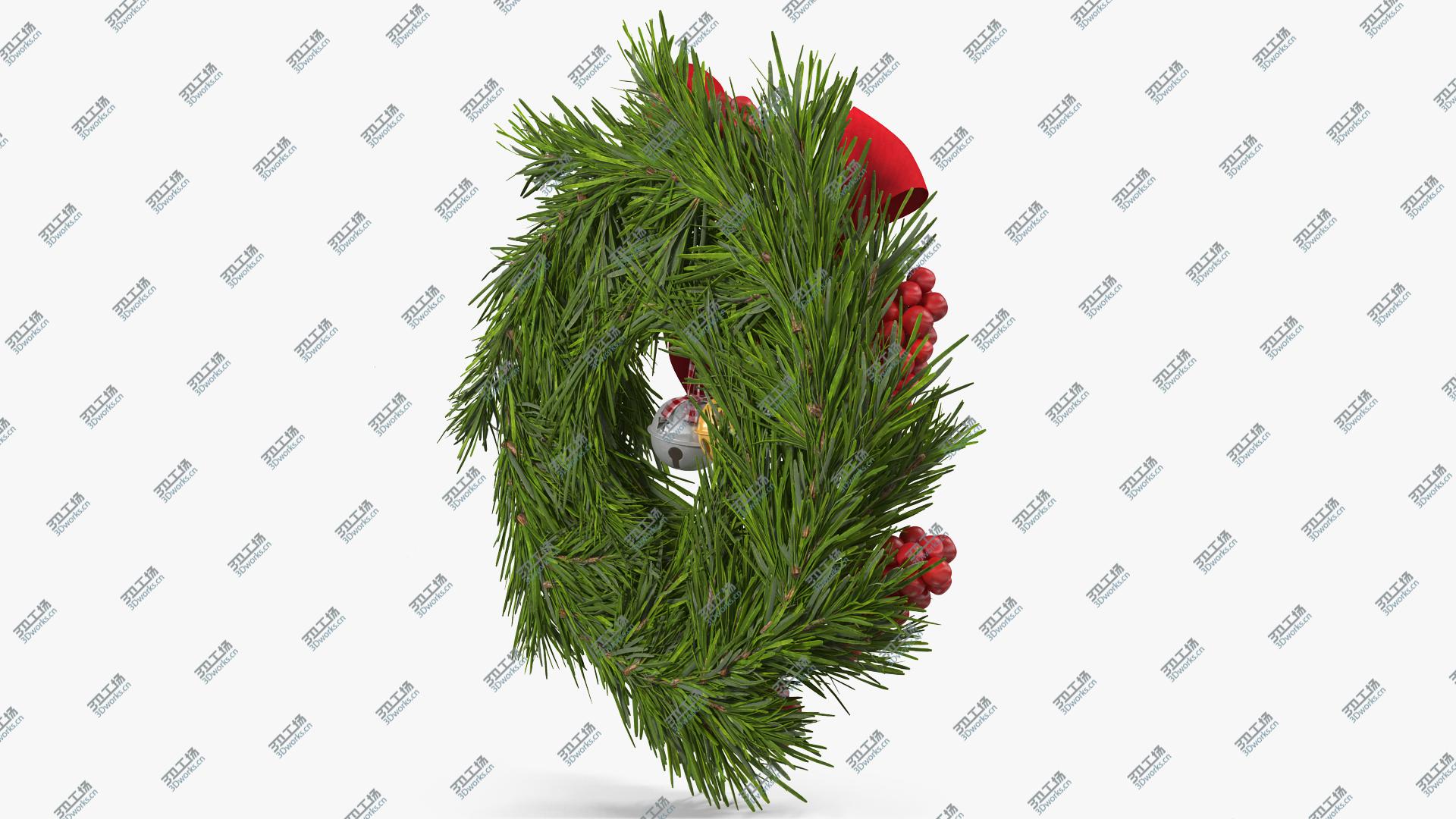 images/goods_img/2021040164/Christmas Wreath with Bells 3D model/5.jpg